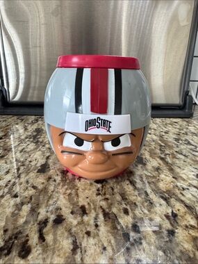Ohio State Mascot Helmet Cup - Gray, Red, Black
